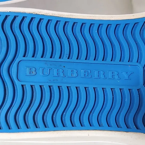 BURBERRY REESE PATENT LEATHER BOAT KIDS SHOES EU 33/US 1.5