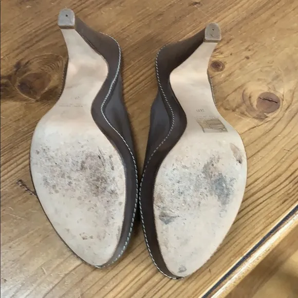 🔥☄️☄️☄️Buttery Soft Leather Platform Mules. 38