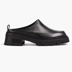 By Far Reyna black leather shoes/loafers/mules Sz 36/Us Sz 6
