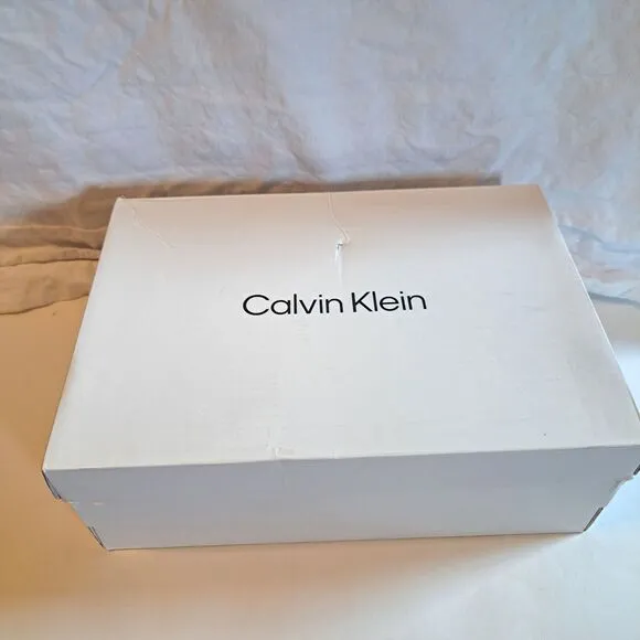 Calvin Klein KC Cecyle Black White Sneaker Athletic Shoe Women's 9.5M New In Box