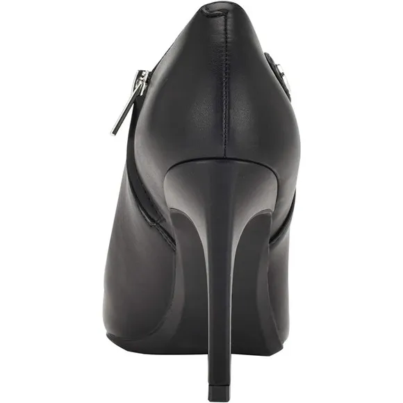 Calvin Klein KChally2 Womens Black Boots Sz 10 / 42 Shoes 3.5” High Heels…
