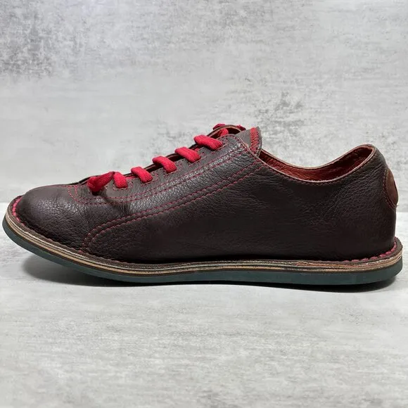 Camper Peu Cami Beetle Leather Shoes - Size EU 41 / Men's 8 / Women's 10