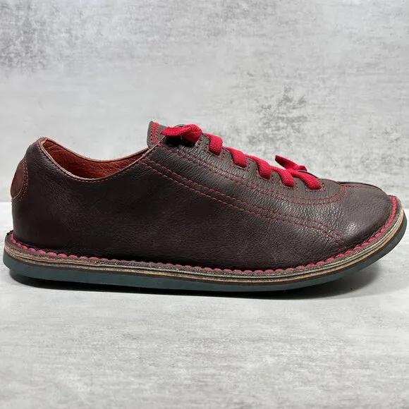 Camper Peu Cami Beetle Leather Shoes - Size EU 41 / Men's 8 / Women's 10