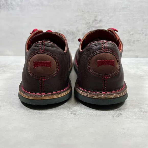 Camper Peu Cami Beetle Leather Shoes - Size EU 41 / Men's 8 / Women's 10