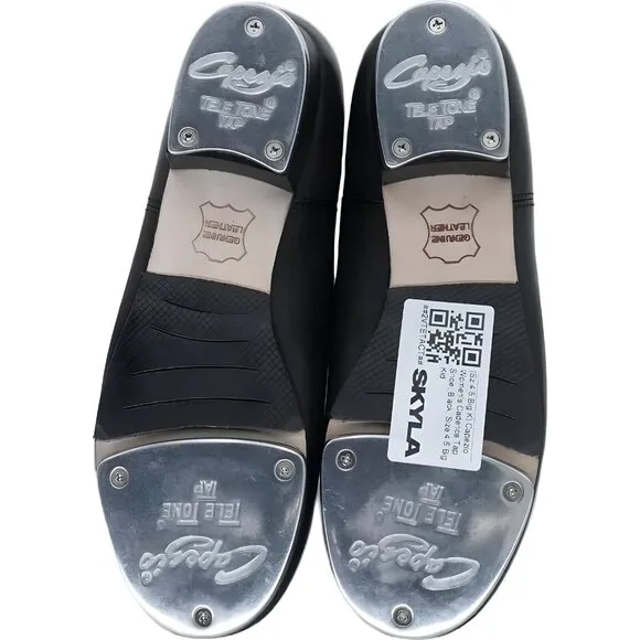Capezio Cadence Black Tap Shoes for Women - Big Kid Size 4.5