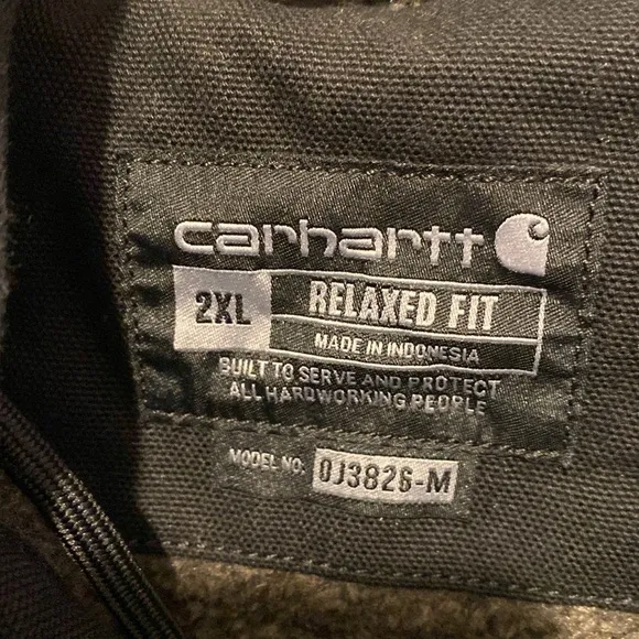 Carhartt Duck Washed Relaxed fit New men’s coat Sherpa Lined Utility jacket