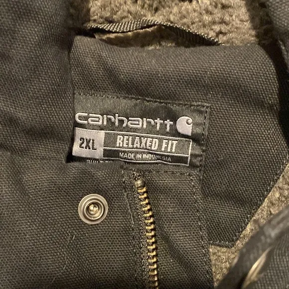 Carhartt Duck Washed Relaxed fit New men’s coat Sherpa Lined Utility jacket