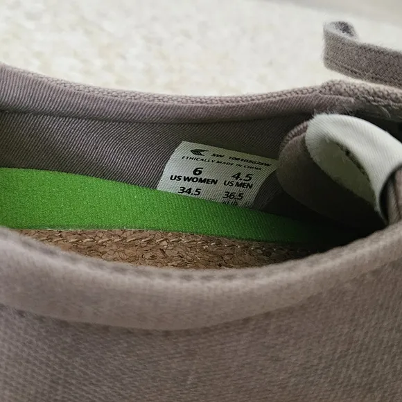 CARIUMA OCA Low Mystic Grey Canvas Sneakers Shoes Womens Size 6