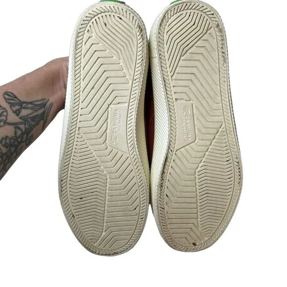 CARIUMA Pantone Rust/Off-White Canvas Women’s Size 7