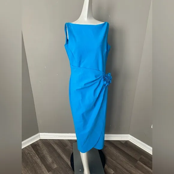 Chiara Boni La Petite Robe Glenaly 3-D Flower Cocktail Dress
