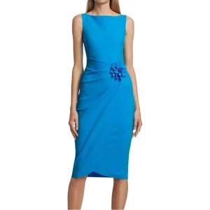 Chiara Boni La Petite Robe Glenaly 3-D Flower Cocktail Dress