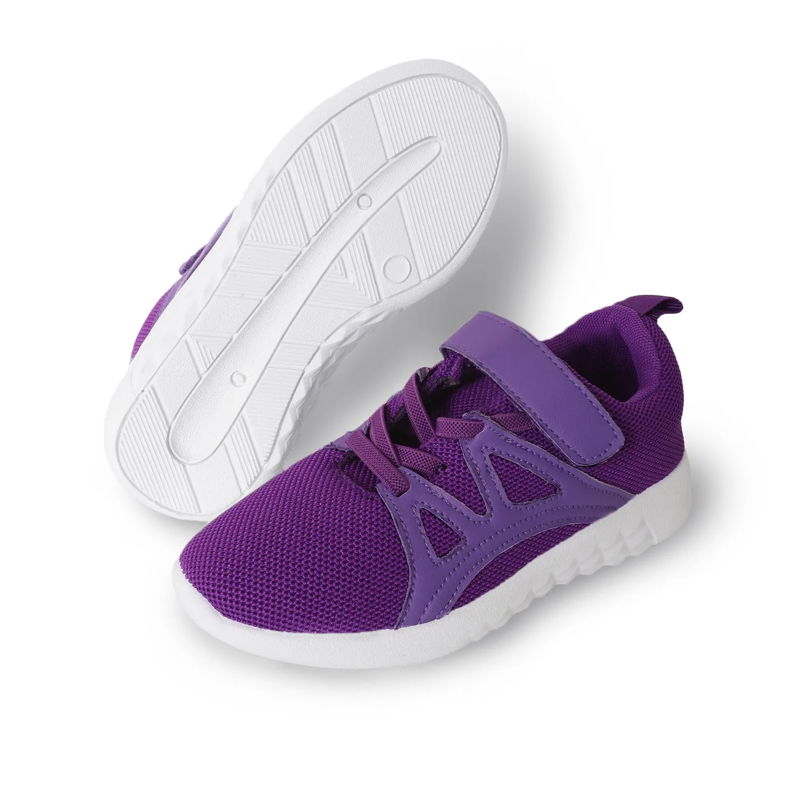 CHIN·MOON Boys Girls Kids Lightweight Tennis Sneakers Non Slip Sports Walking Shoes