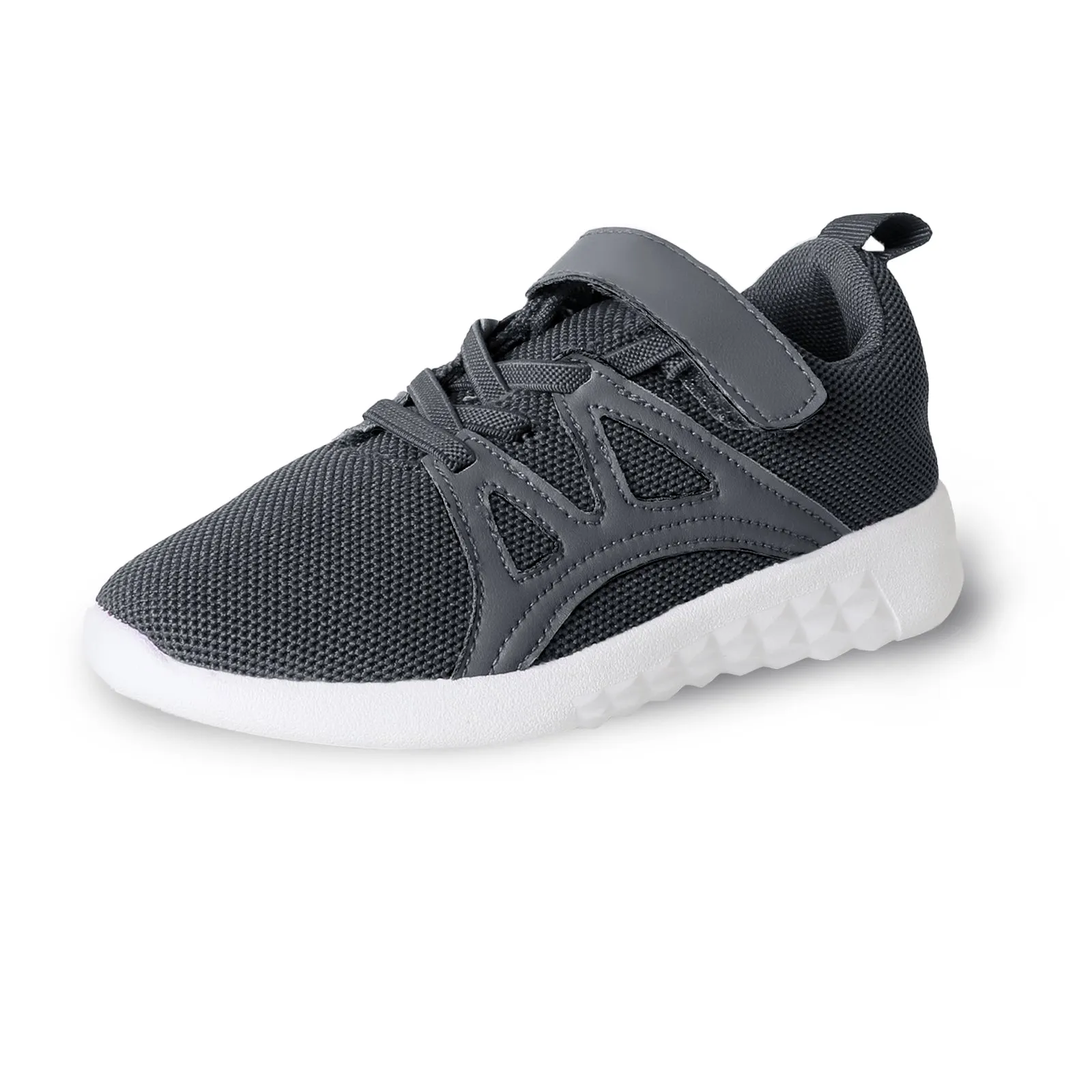 CHIN·MOON Boys Girls Kids Lightweight Tennis Sneakers Non Slip Sports Walking Shoes