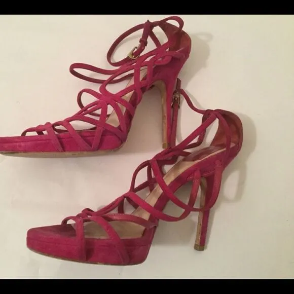 Christian Dior women’s Shoes pink Strappy Chain