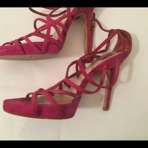 Christian Dior women’s Shoes pink Strappy Chain