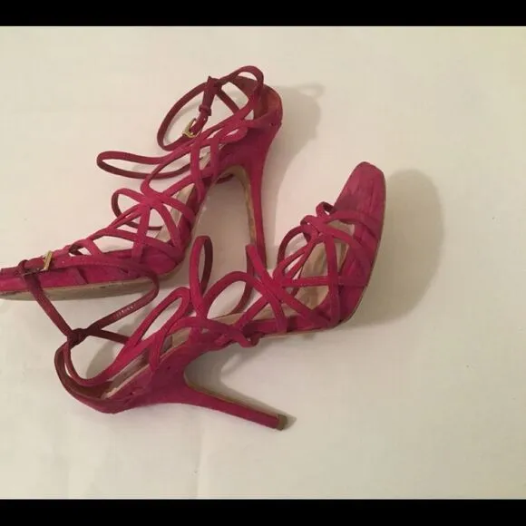 Christian Dior women’s Shoes pink Strappy Chain