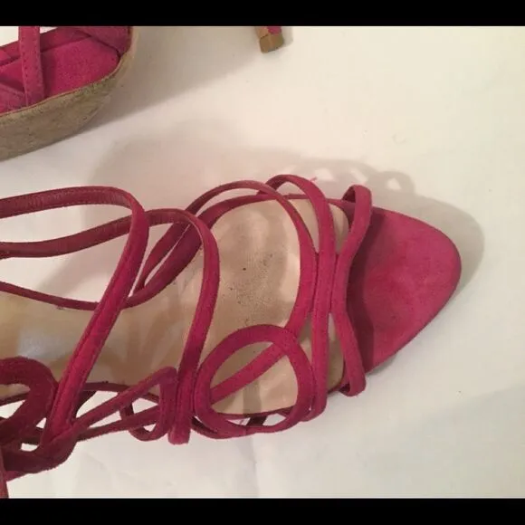 Christian Dior women’s Shoes pink Strappy Chain