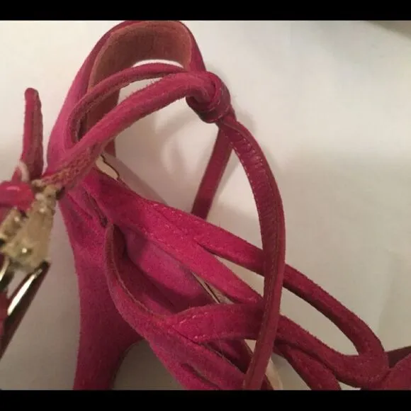 Christian Dior women’s Shoes pink Strappy Chain