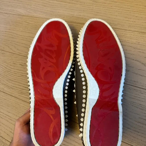 Christian Louboutin Studded Boat Shoes