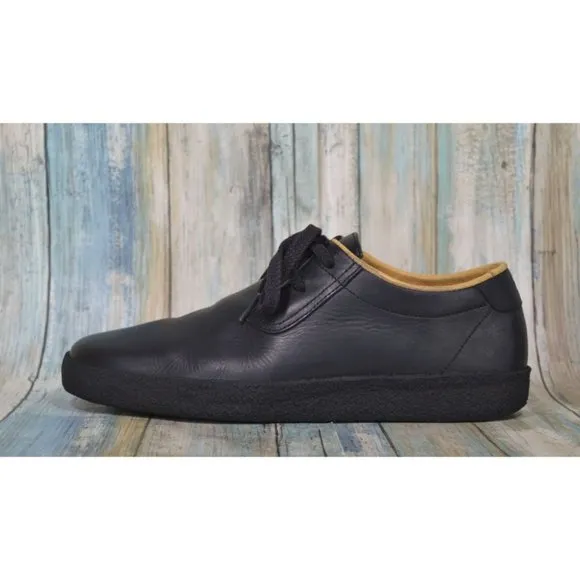 Clarks Ashcott Men's Black Leather Boot Shoes Size 9.5 RARE Wallabee
