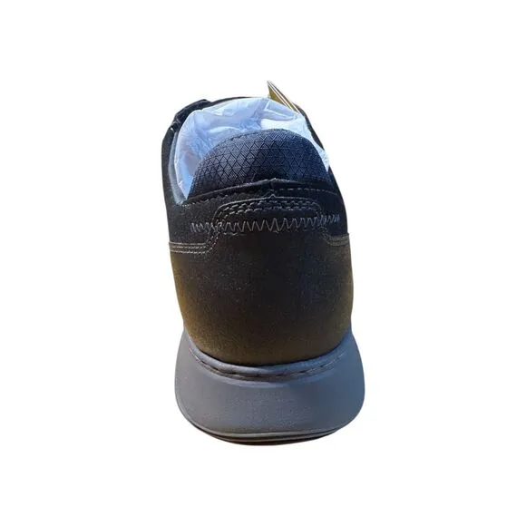 Clarks Collection Men’s Motion Trek Pt Black Leather Shoes Size 11