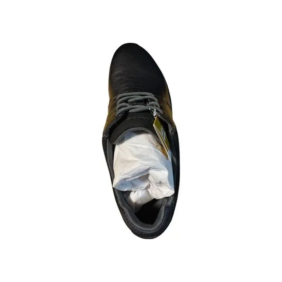Clarks Collection Men’s Motion Trek Pt Black Leather Shoes Size 11