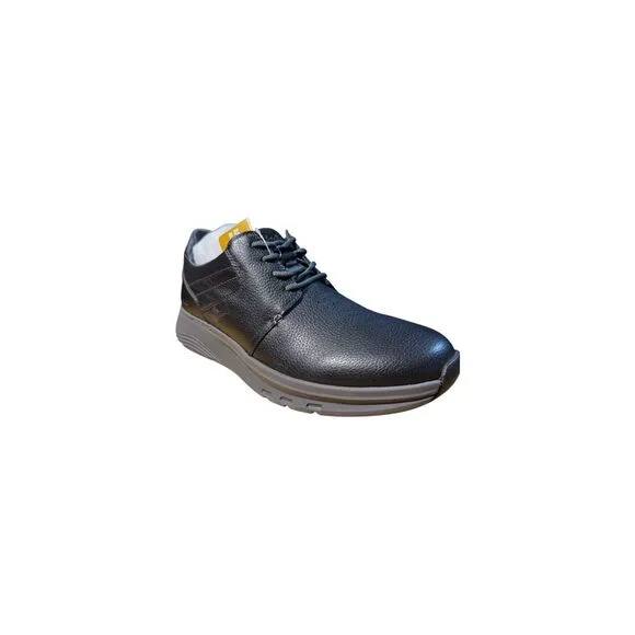 Clarks Collection Men’s Motion Trek Pt Black Leather Shoes Size 11