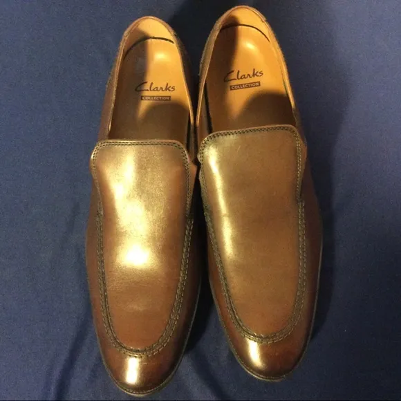 Clarks Kaiden Mens Slip on Shoes Step Brown size 11