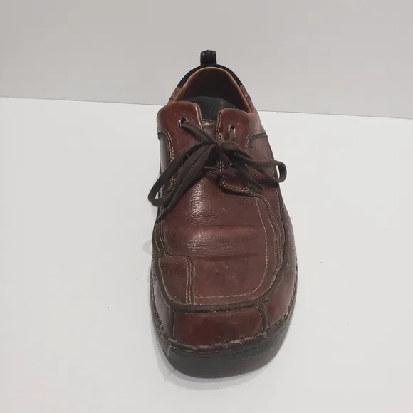 Clarks Men's Brown Leather Loafer Shoes