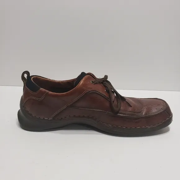 Clarks Men's Brown Leather Loafer Shoes