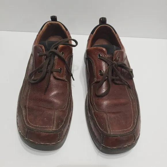 Clarks Men's Brown Leather Loafer Shoes