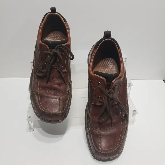 Clarks Men's Brown Leather Loafer Shoes
