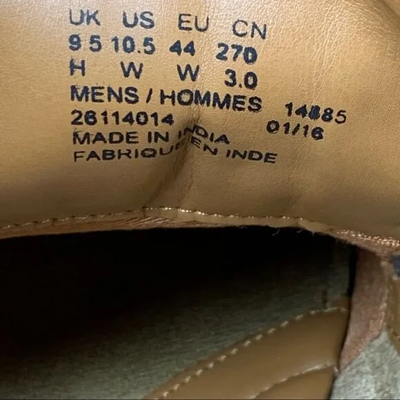 Clarks Collection~Men’s~Brown Leather Soft Cushion Oxford Shoes~Size 10.5 W