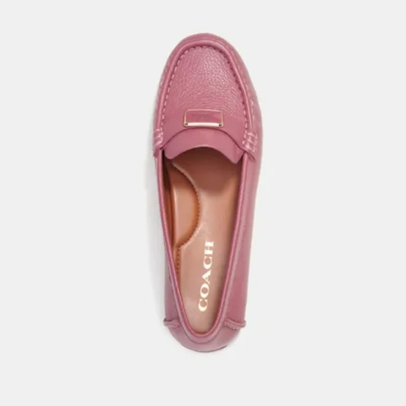 Coach Light Raspberry Driver Shoes