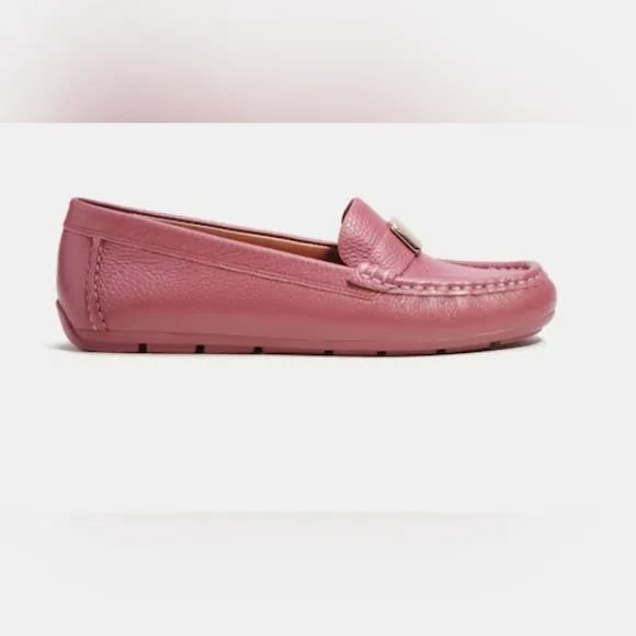 Coach Light Raspberry Driver Shoes
