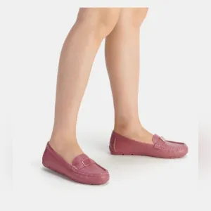 Coach Light Raspberry Driver Shoes