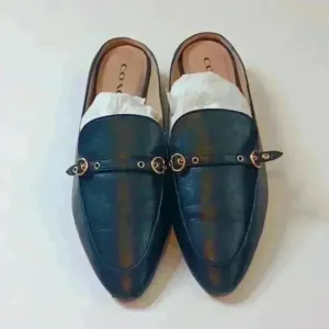 Coach Shoes Isabel Loafer Leather upper Black