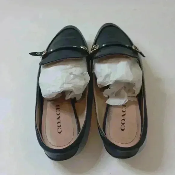 Coach Shoes Isabel Loafer Leather upper Black