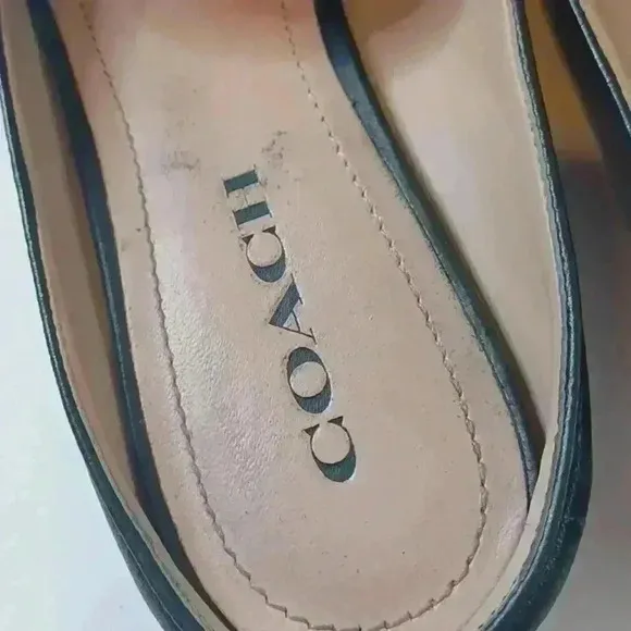 Coach Shoes Isabel Loafer Leather upper Black