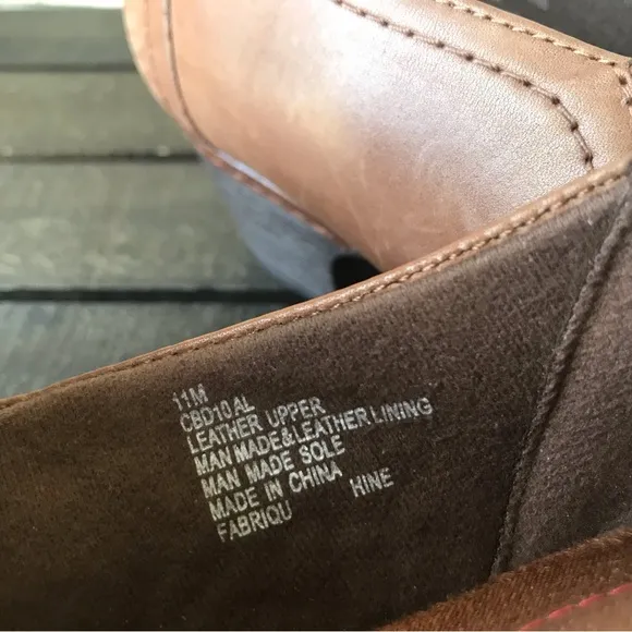 Cobb Hill Brown Smooth Leather Adele Casual Dress Shoes