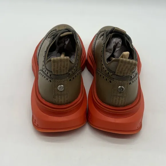 Cole Haan 5. Zerogrand Men’s Sz 9 WingTips Oxfords Soft Sage/burnt Leather Shoes