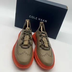 Cole Haan 5. Zerogrand Men’s Sz 9 WingTips Oxfords Soft Sage/burnt Leather Shoes