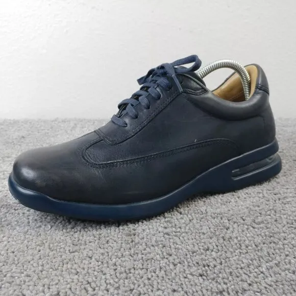 Cole Haan Air Conner Mens Size 8 Shoes Leather Lace Up Sneakers Blue NO INSOLES