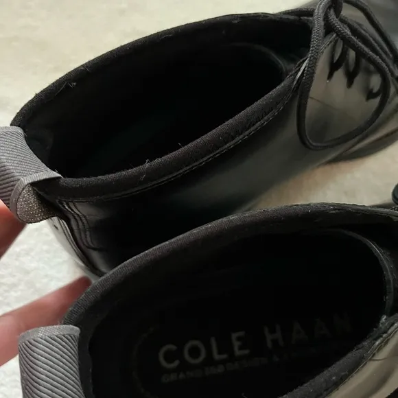Cole Haan black leather boots