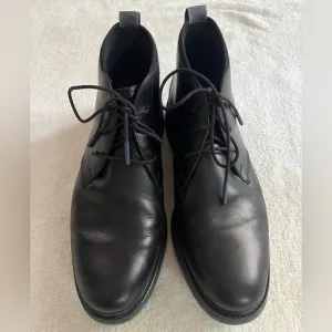 Cole Haan black leather boots