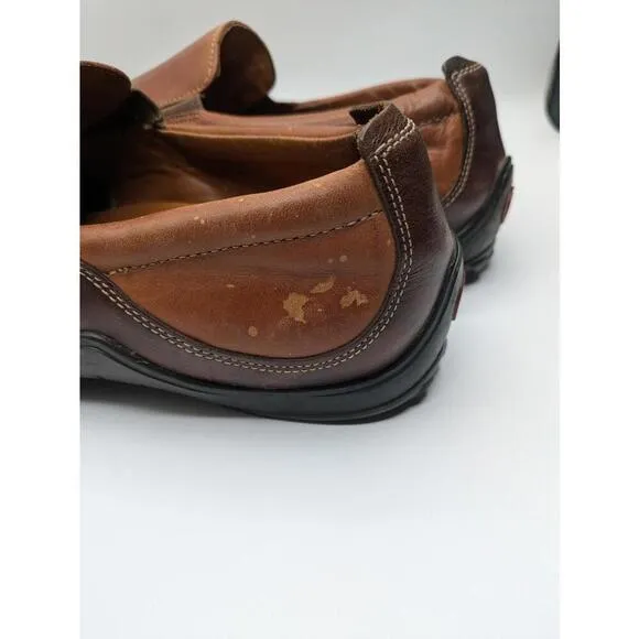 Cole Haan Brown Leather Slip-On Shoes Loafers Mens Size 10