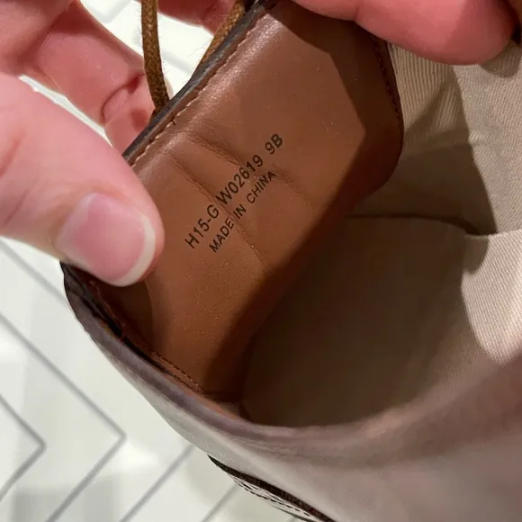 Cole Haan Brown Leather Zerogrand Oxford Shoes