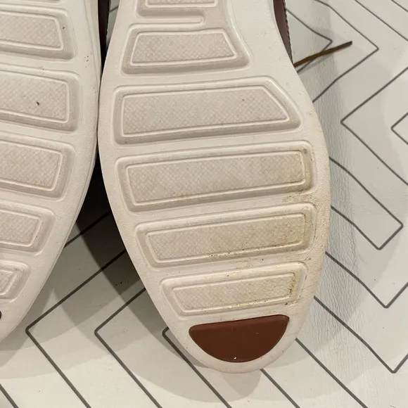Cole Haan Brown Leather Zerogrand Oxford Shoes