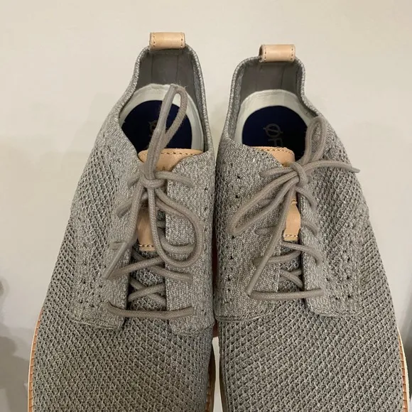 Cole Haan Gray Original grand Stitch lite Wing tip Shoes sz 9