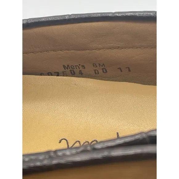 Cole Haan Howland C07504 Men's US 8M Brown Leather Penny Moccasin Loafer